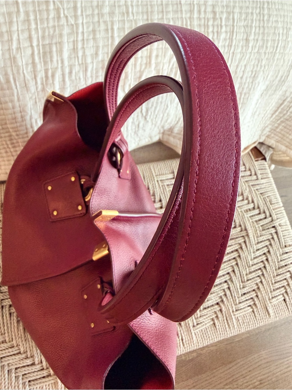 Chloe Vick tote medium burnt mahogany excellent condition - Picture 6 of 10